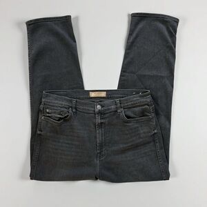 7 for all mankind luxe vintage high waisted cropped straight